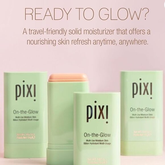 Glow Set Milani Strawberry Lip Oil  Pixi Moisturizer Stick Ginseng Glycolic Acid - Picture 7 of 11